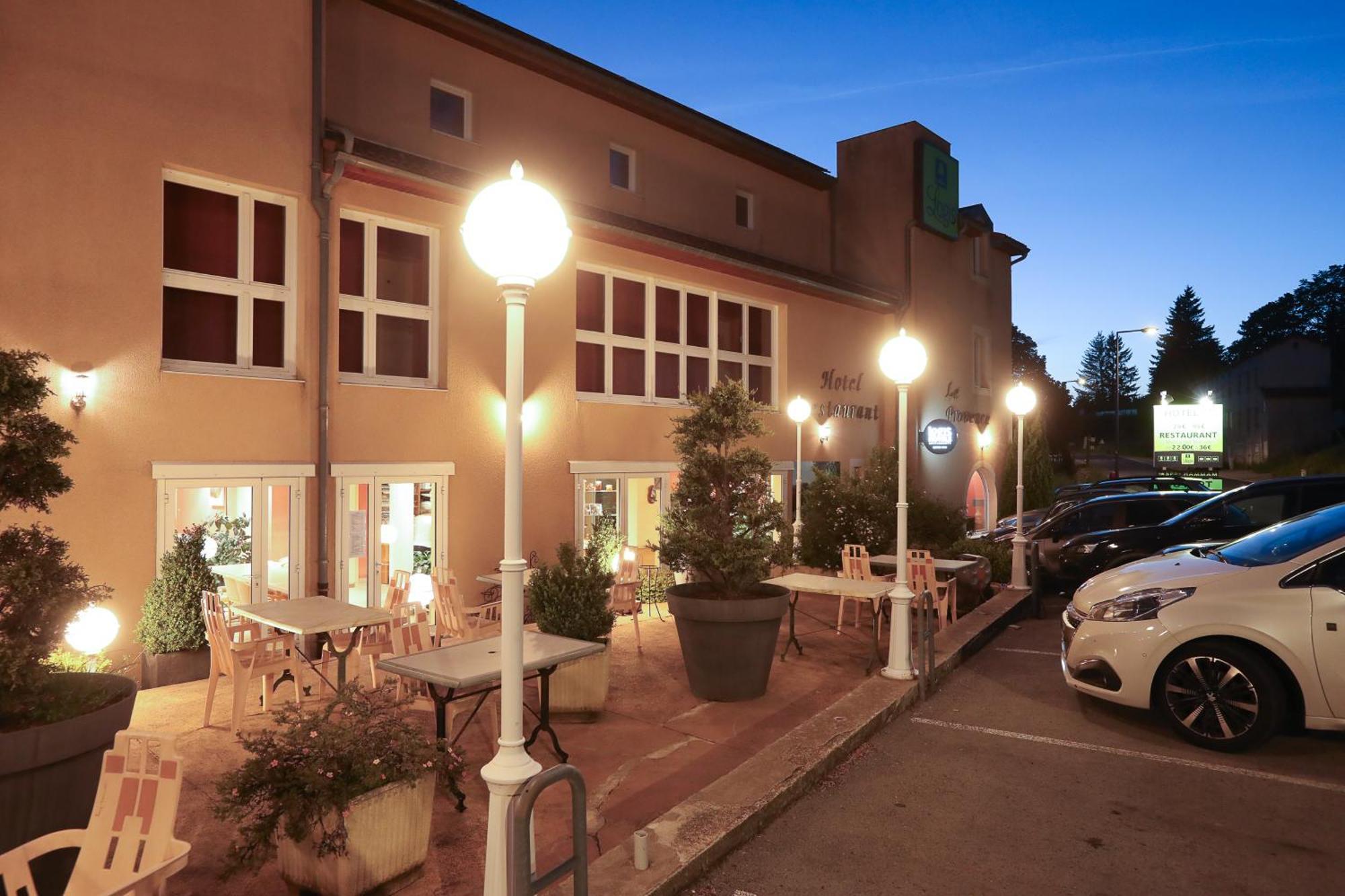 Logis Hotel Spa Restaurant Le Provence Lanarce Zewnętrze zdjęcie